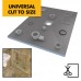 TILE BACKER BOARD SHOWER WET ROOM TRAY Waste Drainage Kit c/w Stainless Steel Polish Grate 